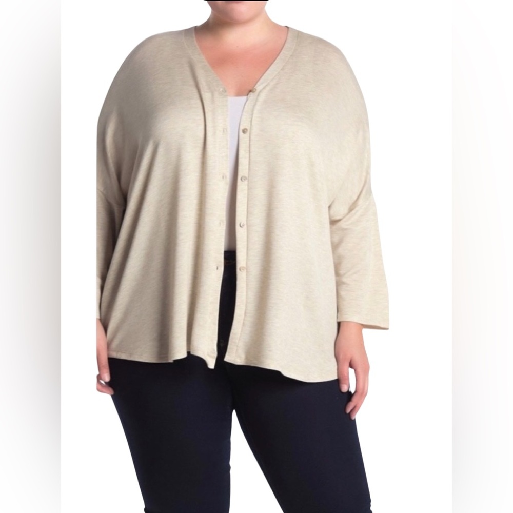 🚨Final Sale🚨!! NWT Bobeau Knit V-Neck Cardigan Size 1X & 3X